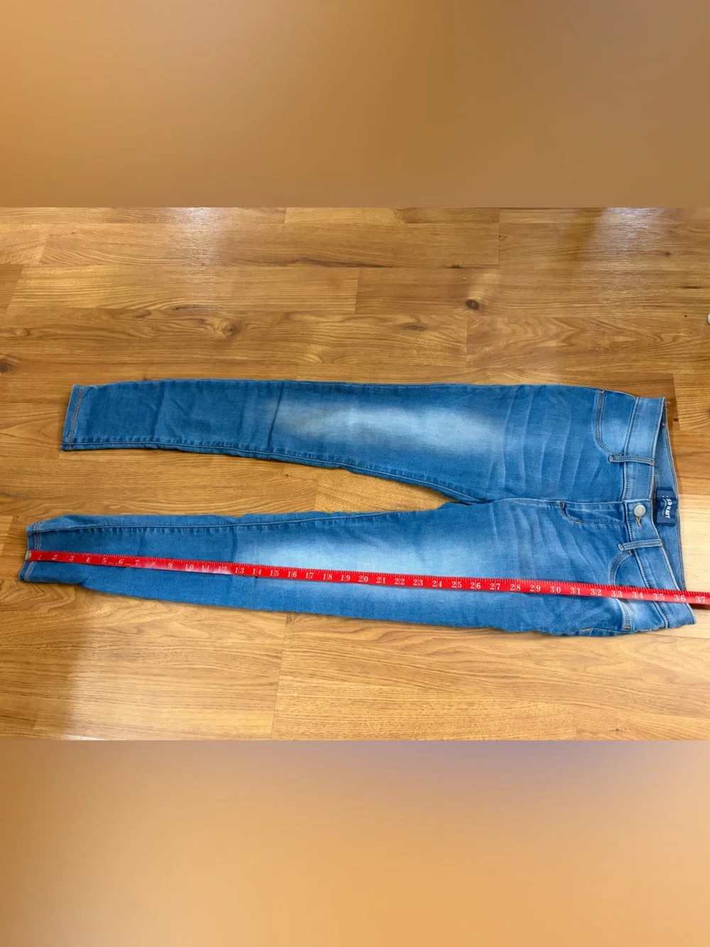 Old Navy Girls 14 Jeggings Blue Denim Stretch Skinny Jeans Kid Pants Medium-Wash